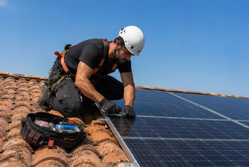 Maintenance et monitoring de panneaux solaires à Nieul-lès-Saintes